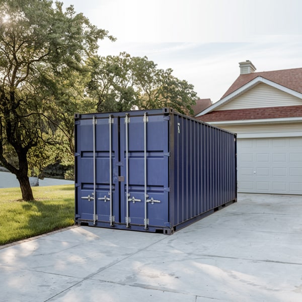 we offer a variety of sizes in residential storage containers to meet different storage needs